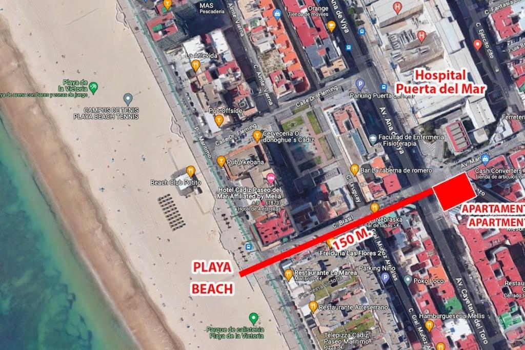 Apartamento Puerta Del Mar Cádiz Buitenkant foto